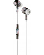 Ακουστικά με μικρόφωνο Cellularline - Music Sound Flowers, πολύχρωμα -1